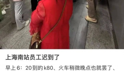 网传“上海南站员工迟到,多人被困出站口”?官方发布情况说明→