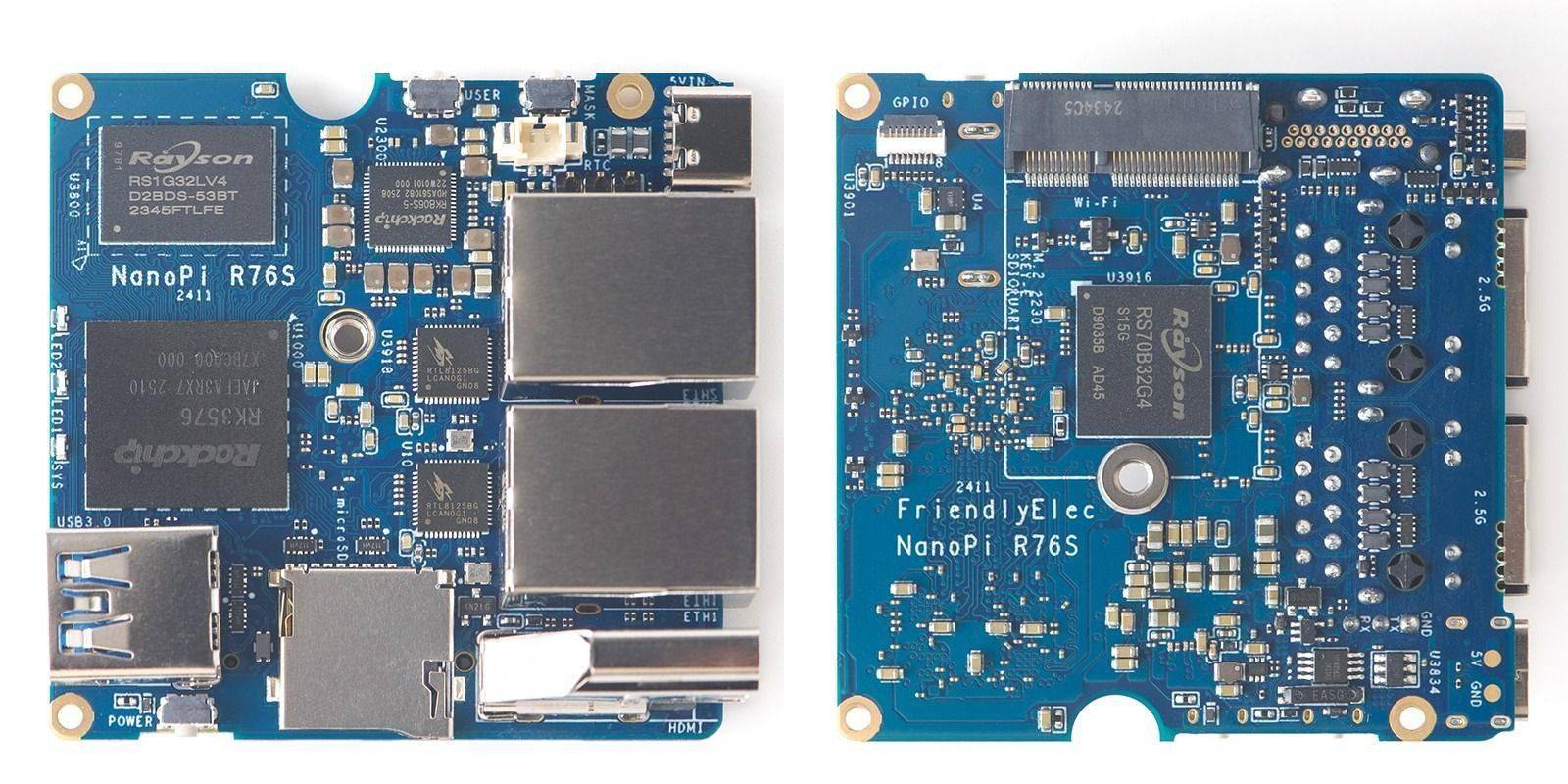友善推出 NanoPi R76S 开发板：基于 RK3576，配备双 2.5GbE 网口
